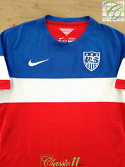 2014/15 USA Away Player Issue Football Shirt