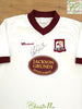 2007/08 Northampton Town Away Football Shirt Larkin #9 (Signed) (L)
