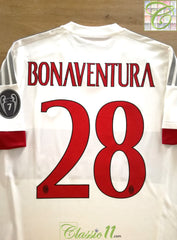 2015/16 AC Milan Away Football Shirt Bonaventura #28