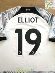 2022/23 Liverpool Away Premier League Football Shirt Elliot #19