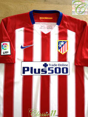 2015/16 Atlético Madrid Home La Liga Football Shirt