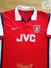 1998/99 Arsenal Home Football Shirt (M)