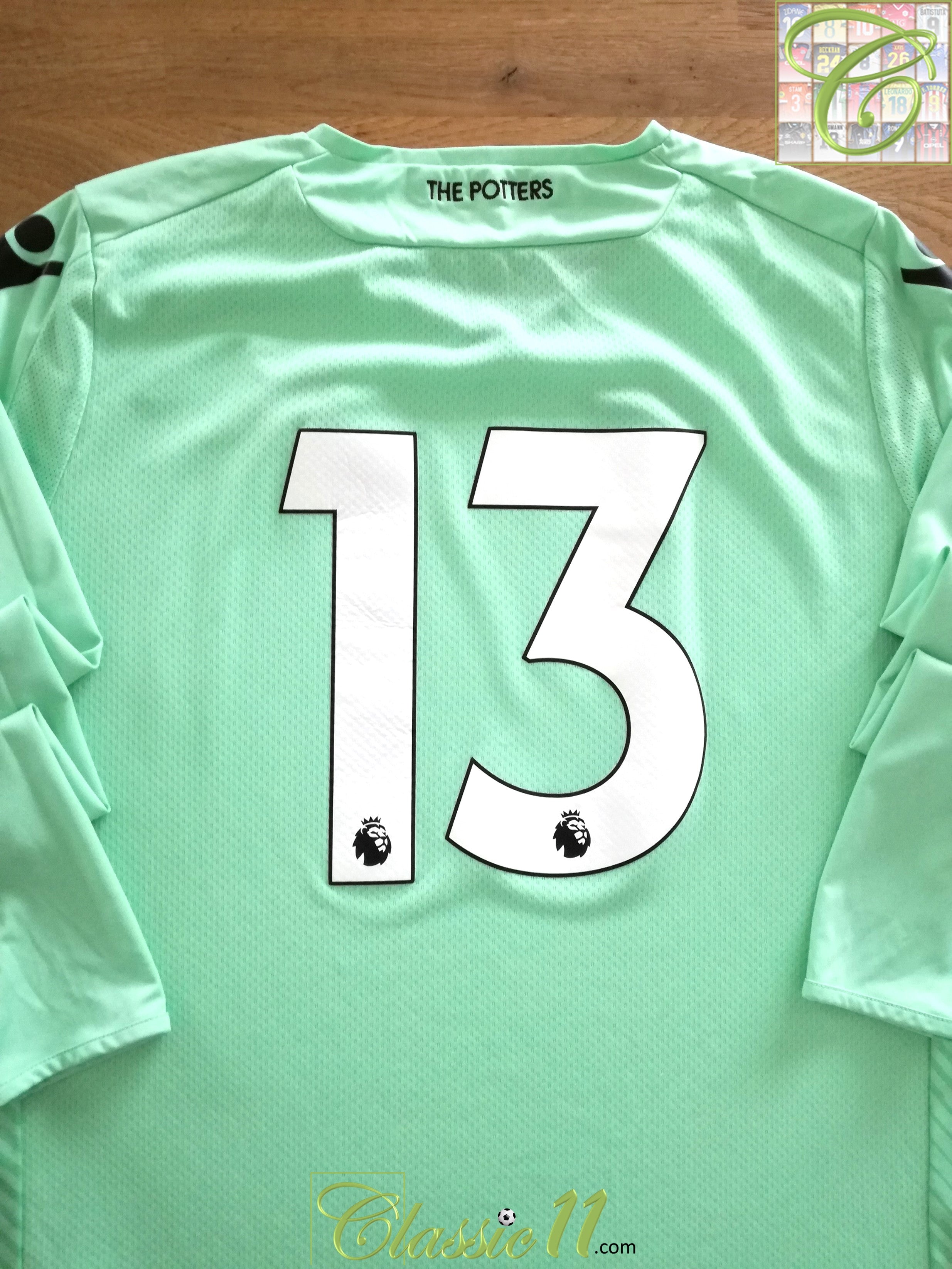 2017/18 Stoke City GK Premier League Football Shirt #13 (XL)