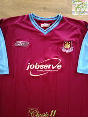 2003/04 West Ham Home Football Shirt