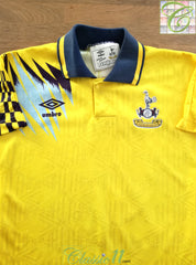 1991/92 Tottenham Away Football Shirt