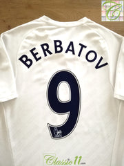 2007/08 Tottenham Home Premier League Football Shirt Berbatov #9