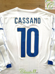 2014/15 Italy Away Player Issue Football Shirt. Cassano #10 (XL)