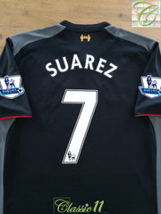 2012/13 Liverpool Away Premier League Football Shirt Suarez #7