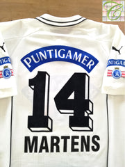 1999/00 Sturm Graz Home Bundesliga Player Issue Football Shirt Martens #14