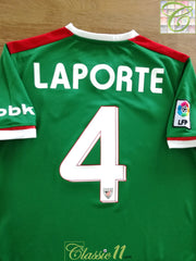 2014/15 Athletic Bilbao Away La Liga Football Shirt Laporte #4