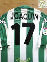 2003/04 Real Betis Home La liga Football Shirt Joaquin #17