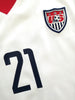 2002 USA Home World Cup Football Shirt Donovan #21 (L)