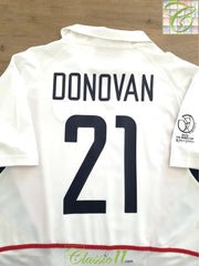 2002 USA Home World Cup Football Shirt Donovan #21