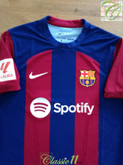 2023/24 FC Barcelona Home La Liga Dri-Fit ADV Football Shirt