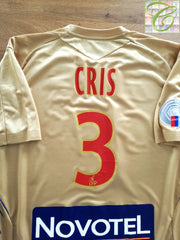 2007/08 Lyon Away Ligue 1 Player Issue Football Shirt Cris #3
