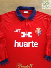 1993/94 Osasuna Home Long Sleeve Football Shirt