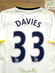 2014/15 Tottenham Home Premier League Player Issue Football Shirt Davies #33
