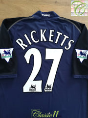 2002/03 Tottenham Away Premier League Football Shirt Ricketts #27