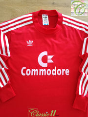 1984/85 Bayern Munich Home Long Sleeve Football Shirt