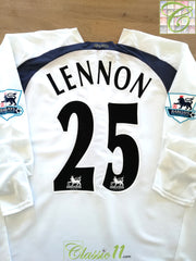 2006/07 Tottenham Home Premier League Long Sleeve Football Shirt Lennon #25
