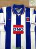 2000/01 Hartlepool Utd Home Player Issue Football League Shirt Barron #4 (XXL)