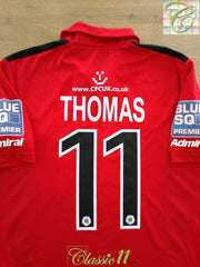2011/12 Tamworth Home Player Issue Football League Shirt Thomas #11 (M)