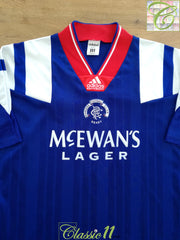 1992/93 Rangers Home Football Shirt