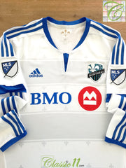 2015 Montreal Impact Away MLS Adizero Long Sleeve Football Shirt