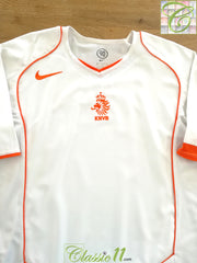 2004/05 Netherlands Away Football Shirt