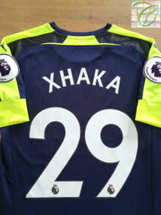 2016/17 Arsenal 3rd Premier League Player Issue Football Shirt Xhaka #29