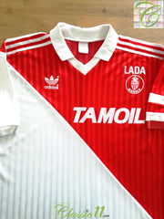 1991/92 Monaco Home Football Shirt