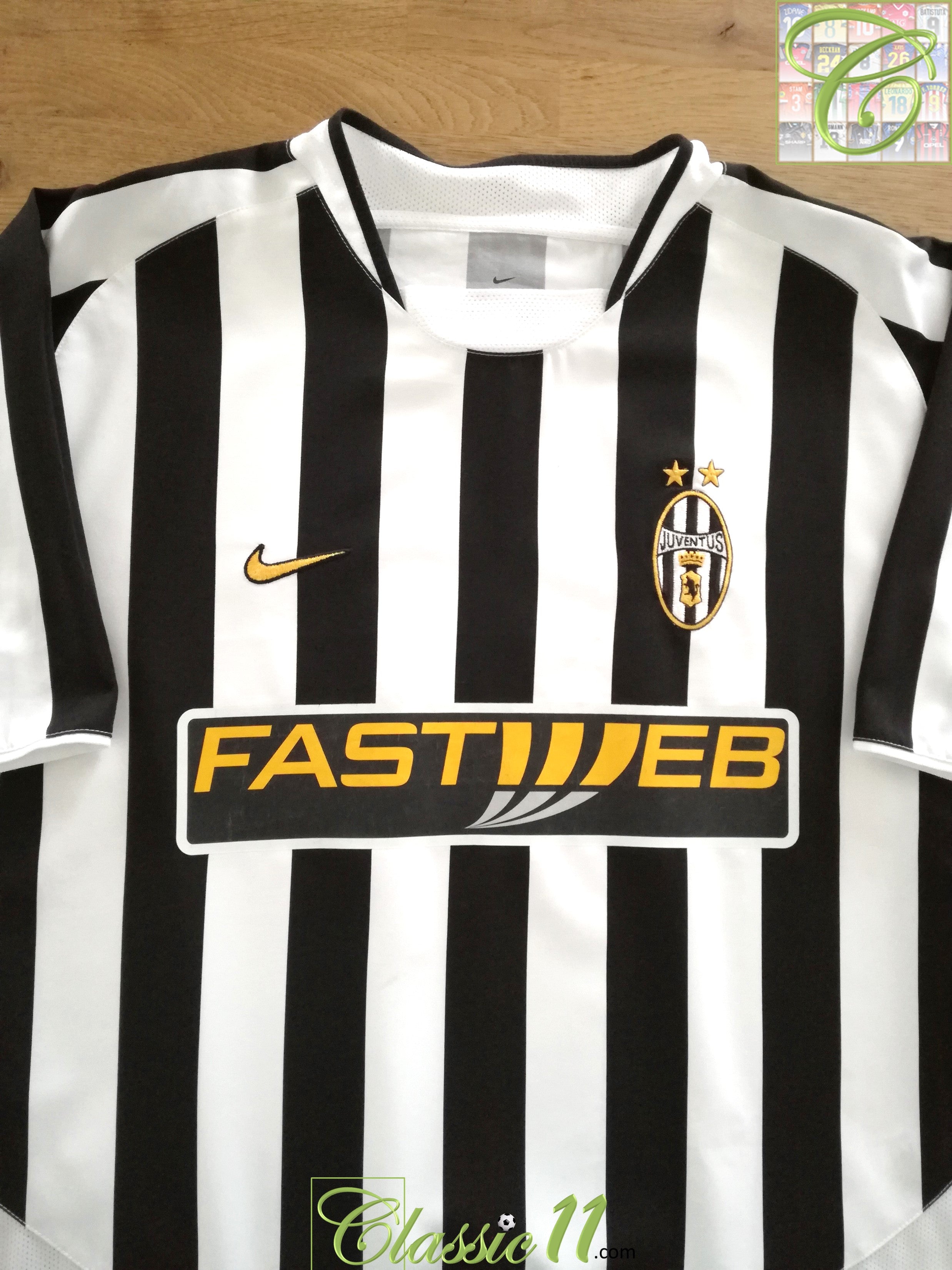 2003/04 Juventus Home Football Shirt