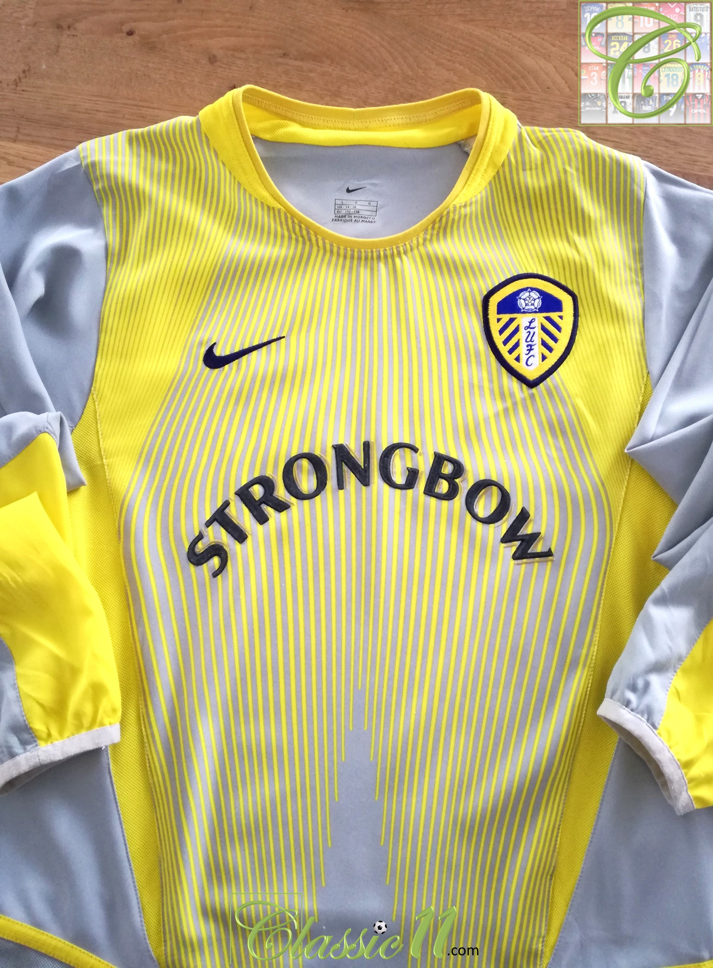 2002/03 Leeds United GK Football Shirt (Kids)