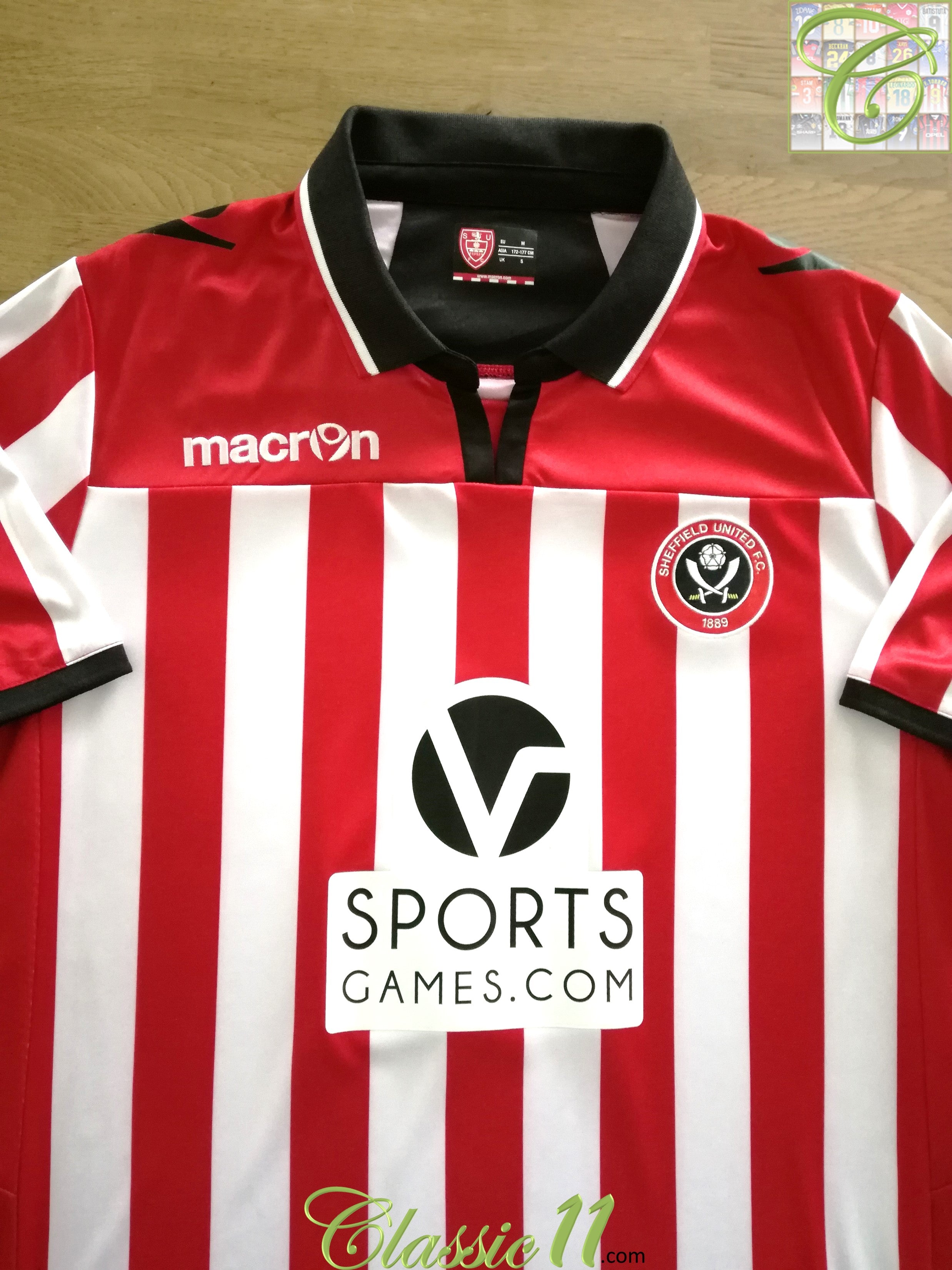 2013/14 Sheffield United Home Football Shirt Official Soccer