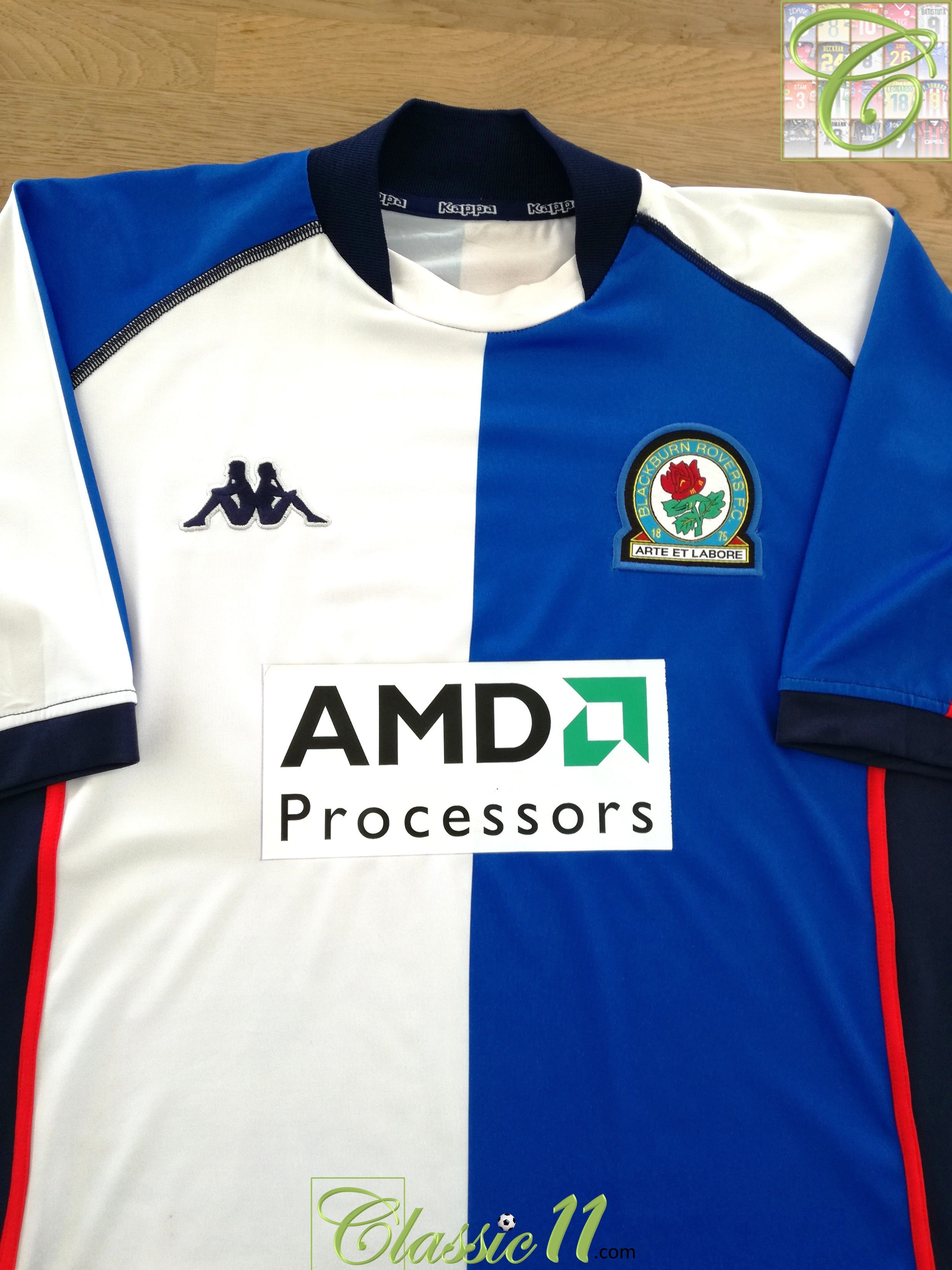 2002/03 Blackburn Rovers Home Football Shirt