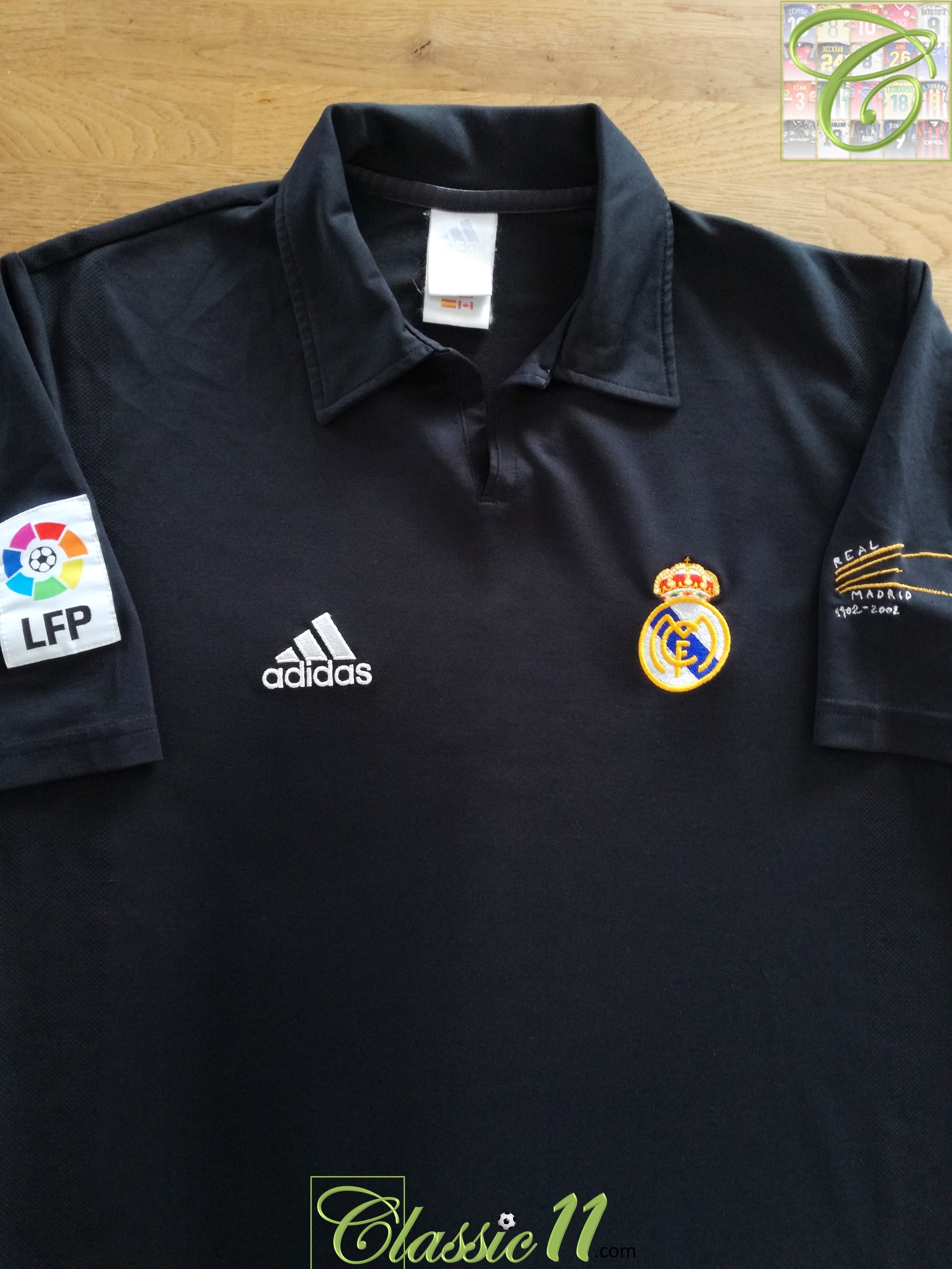 2001/02 Real Madrid Away La Liga Centenary Football Shirt