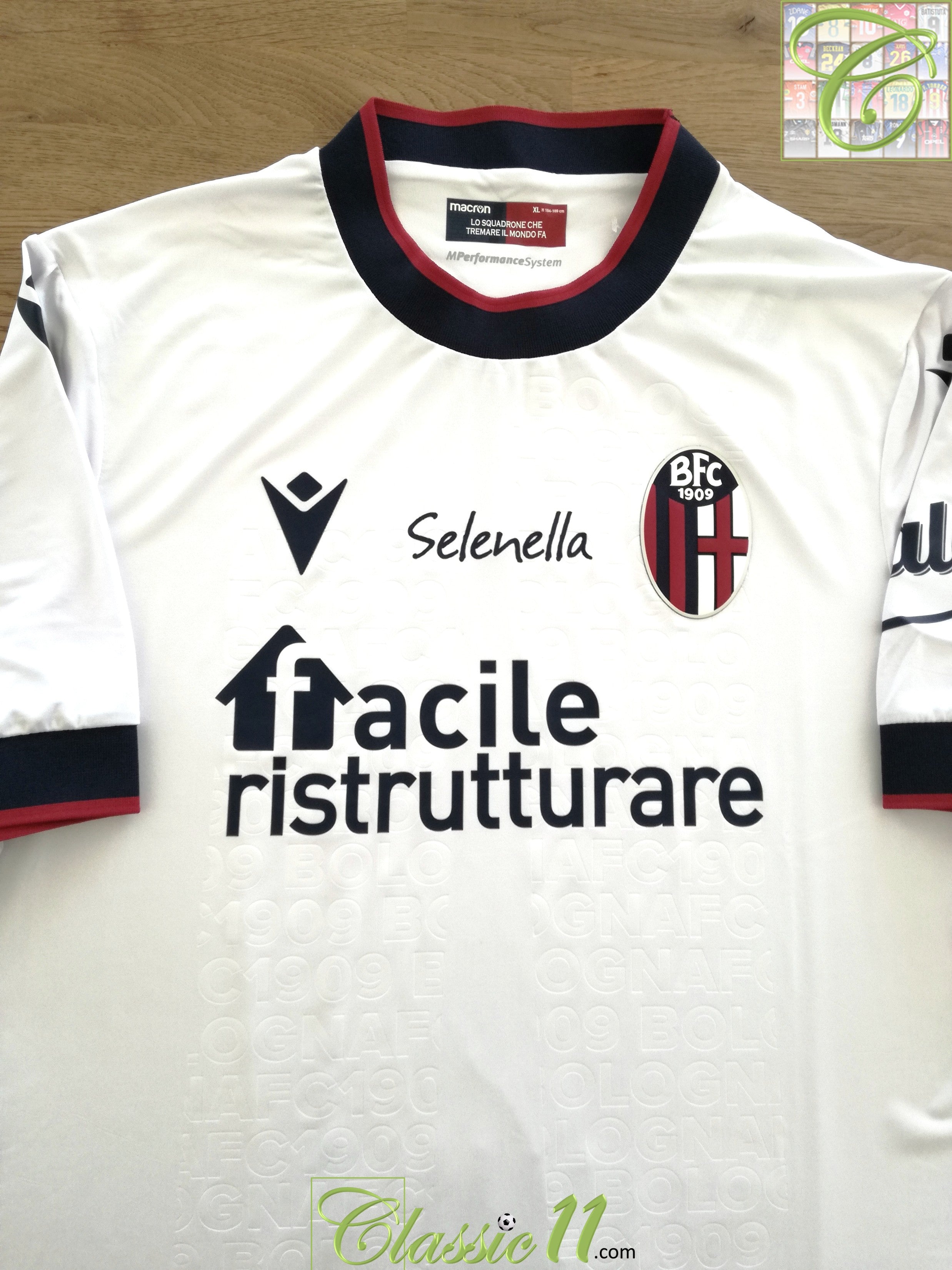 2021/22 Bologna Away Football Shirt