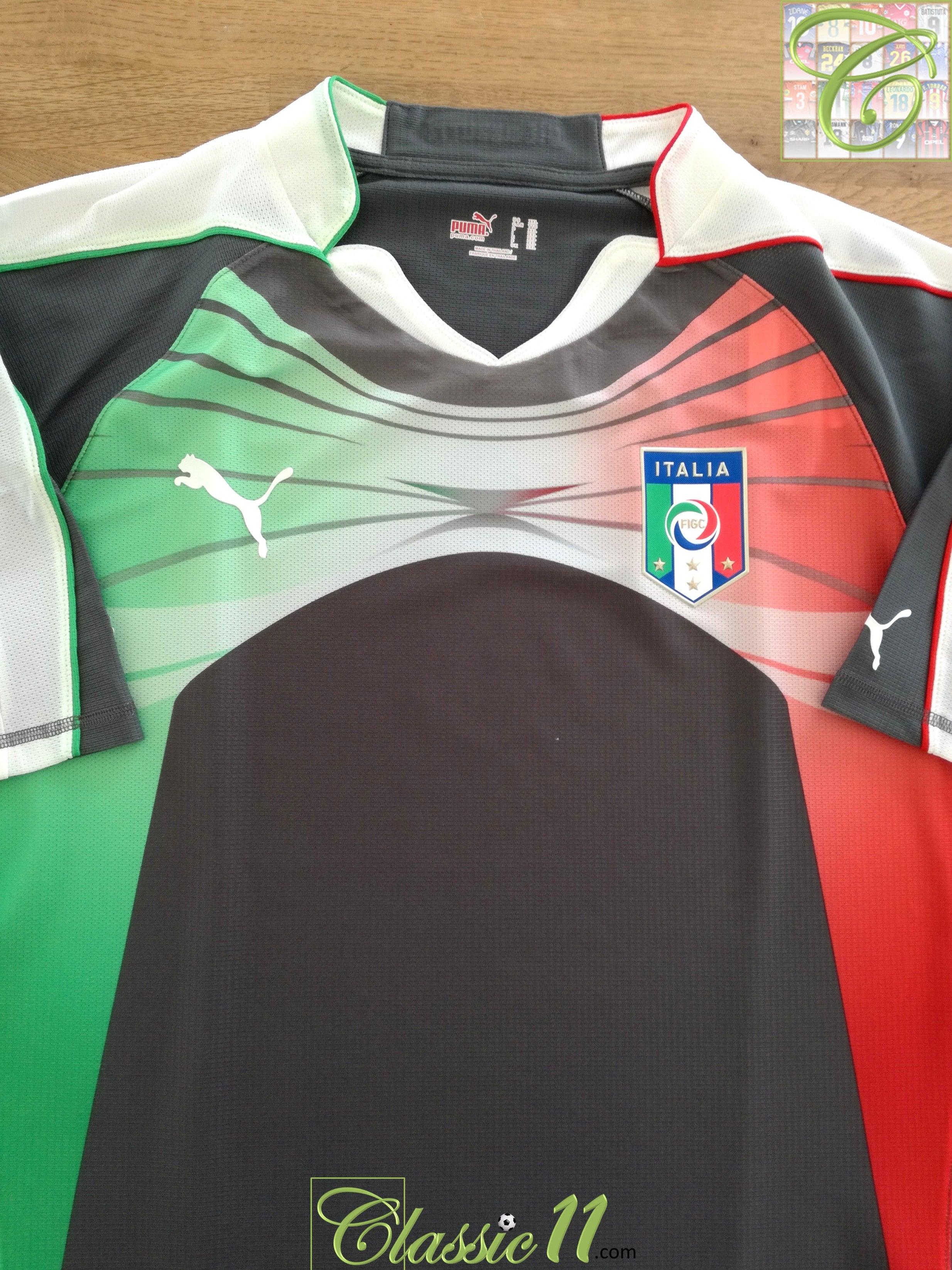 2010/11 Italy GK Player Issue Football Shirt