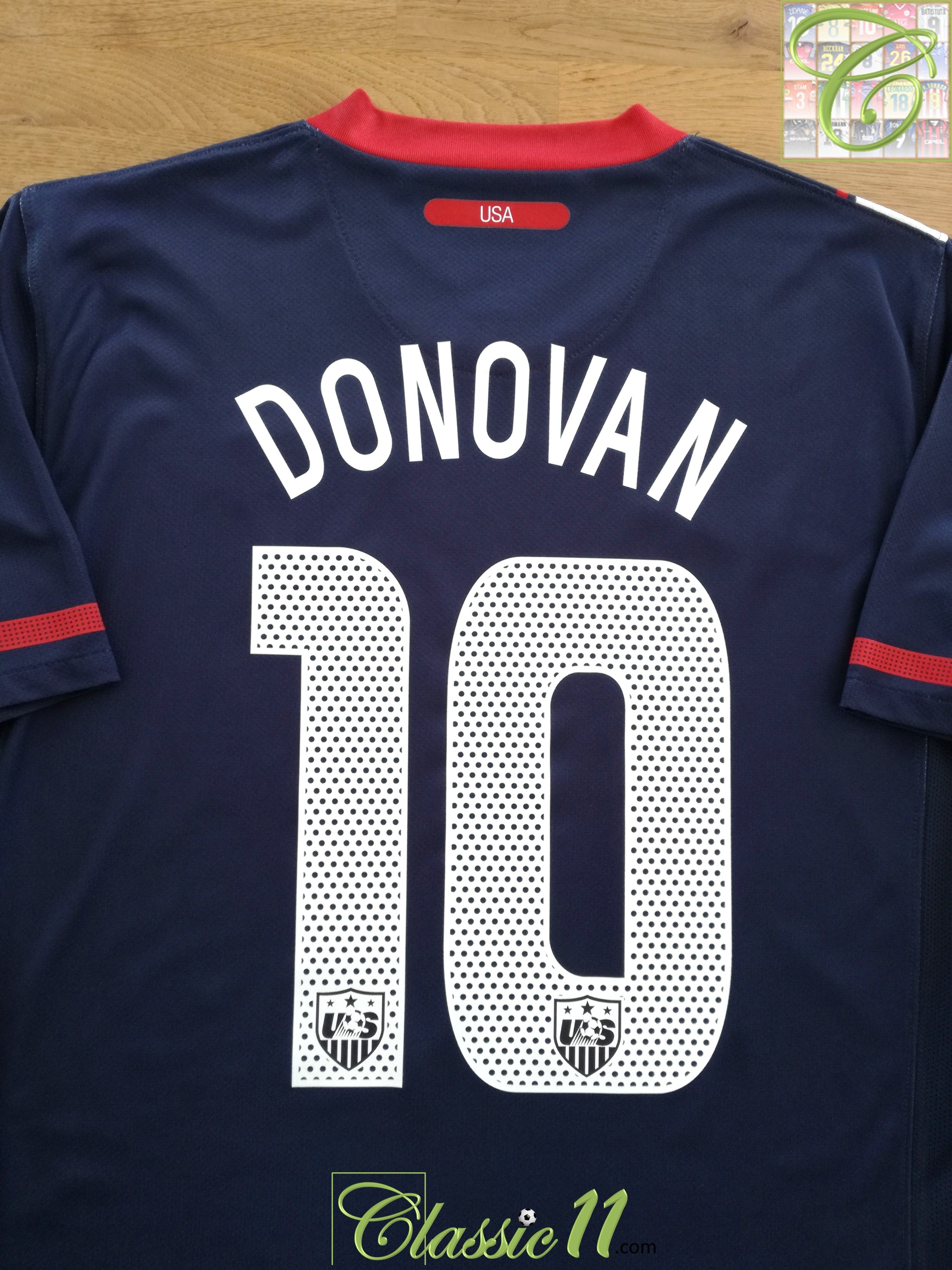 2010/11 USA Away Football Shirt Donovan #10