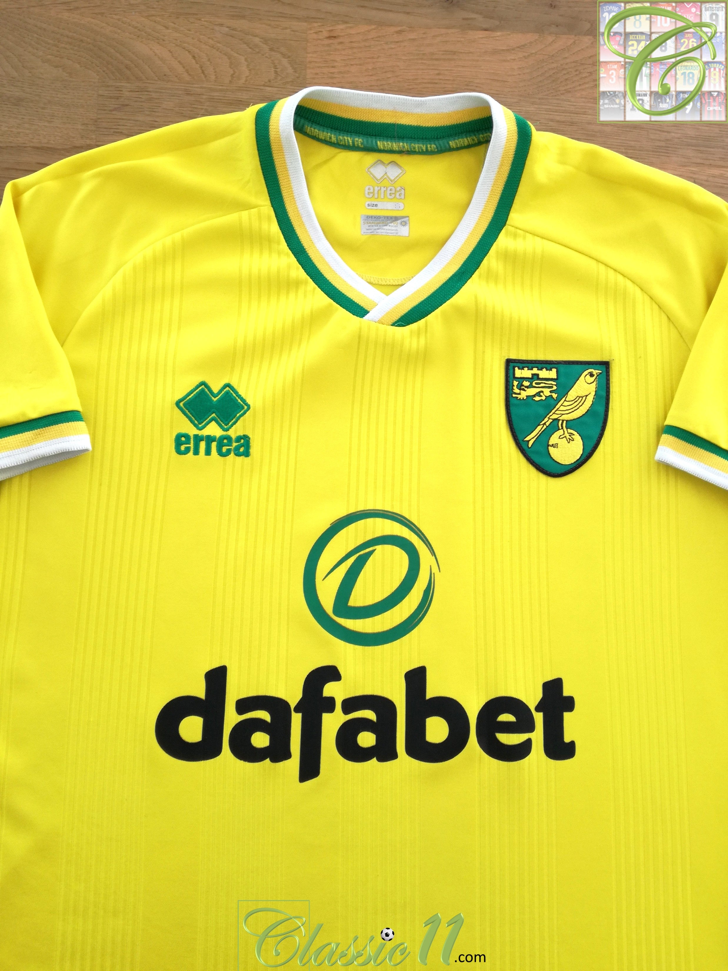 2020/21 Norwich City Home Football Shirt