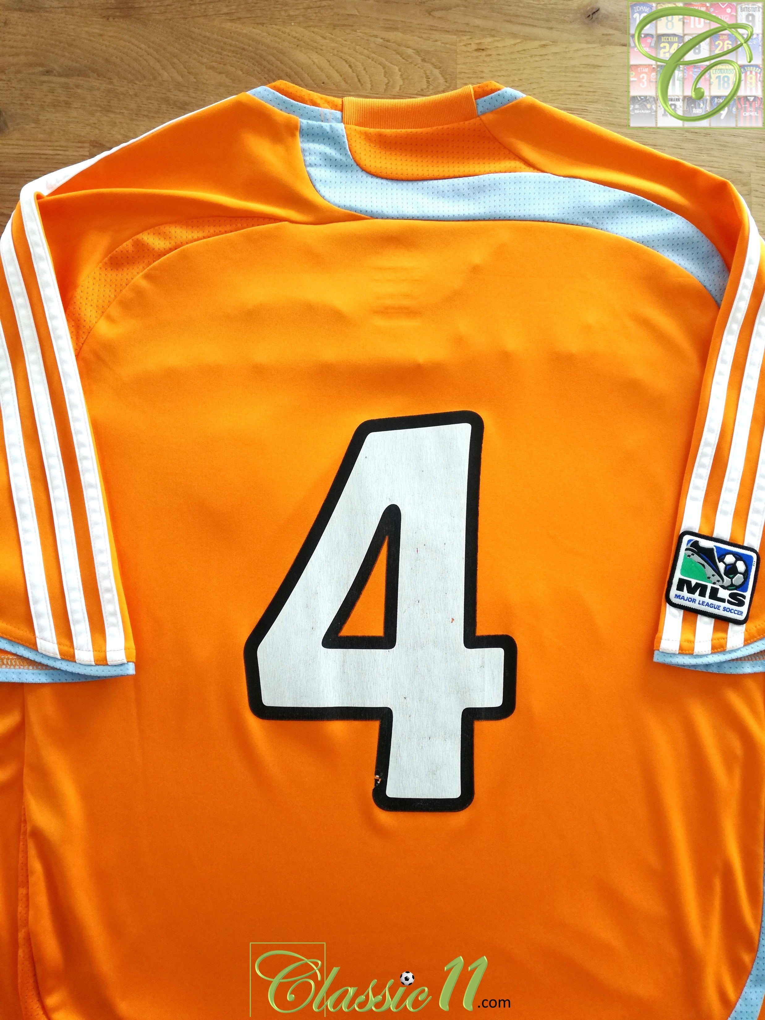 2008/09 Houston Dynamo Home MLS Football Shirt #4