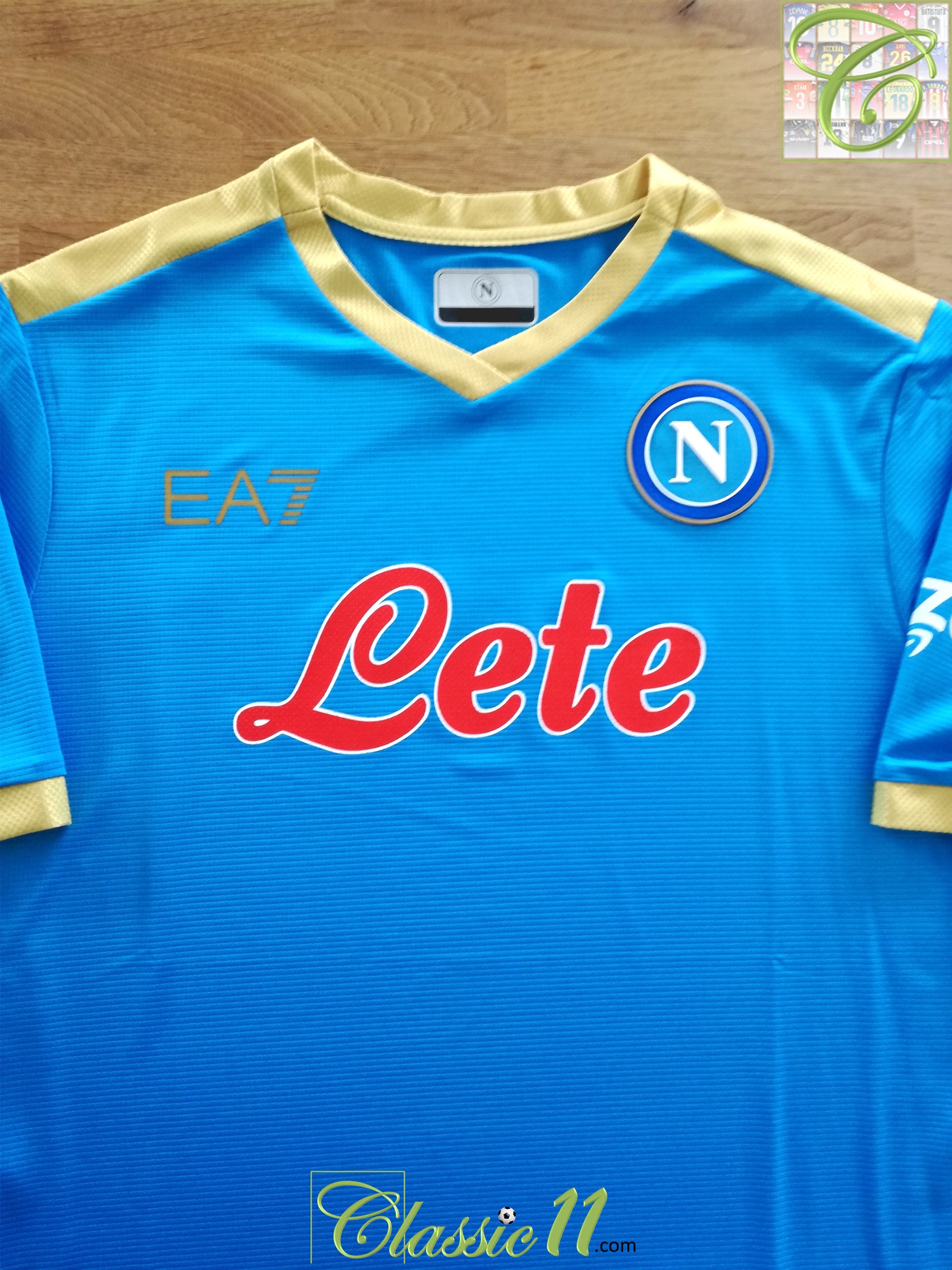 2021/22 Napoli Home European Football Shirt (XL) *BNWT*