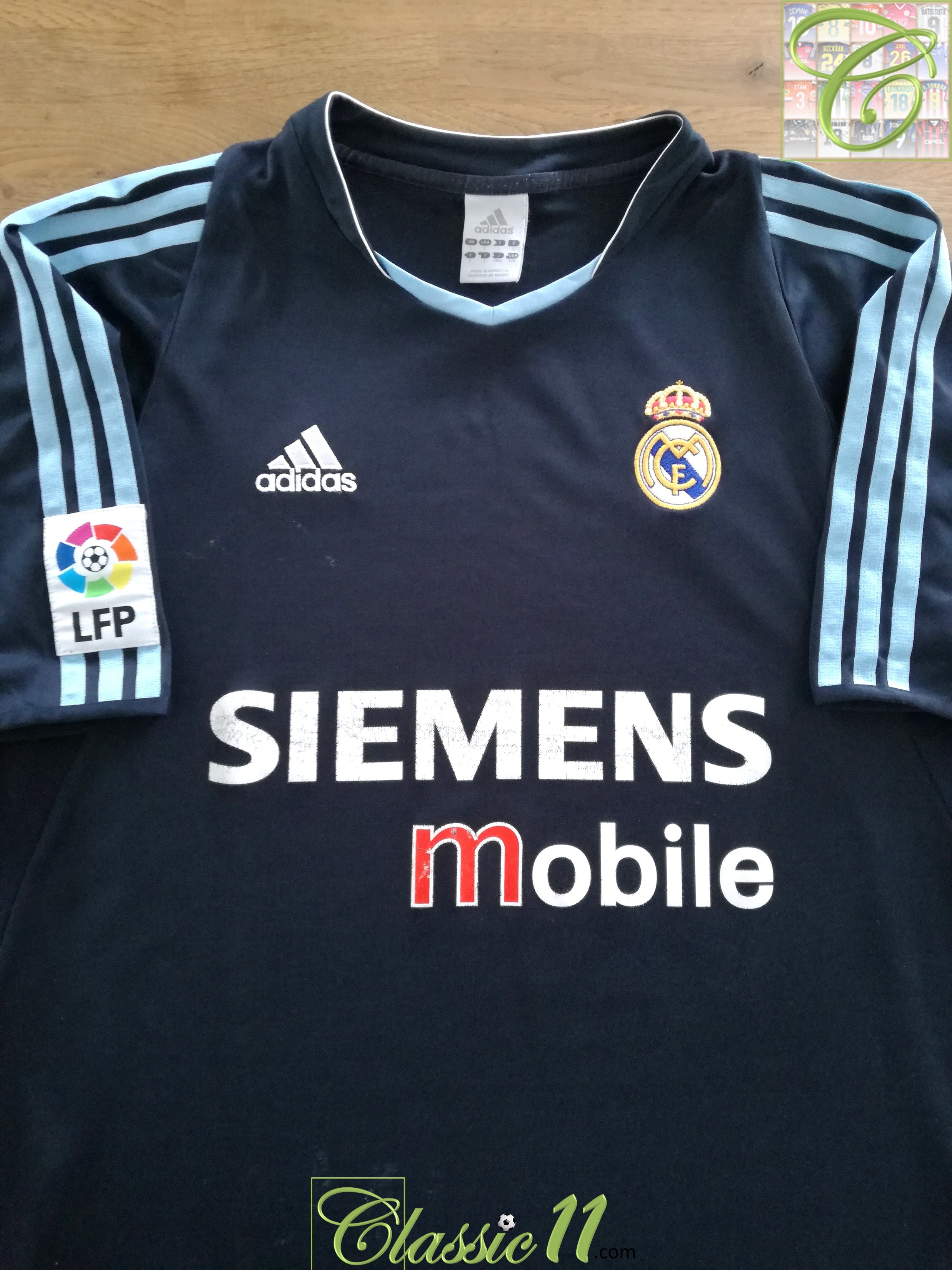 2003/04 Real Madrid Away La Liga Football Shirt
