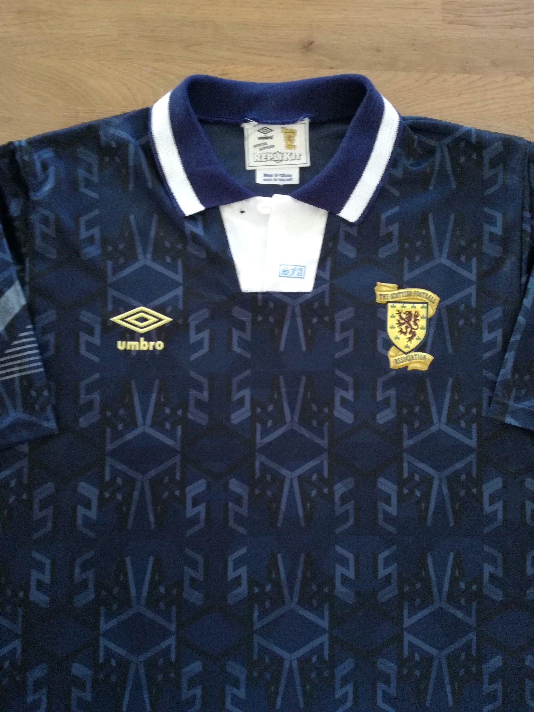 1991/92 Scotland Home Football Shirt