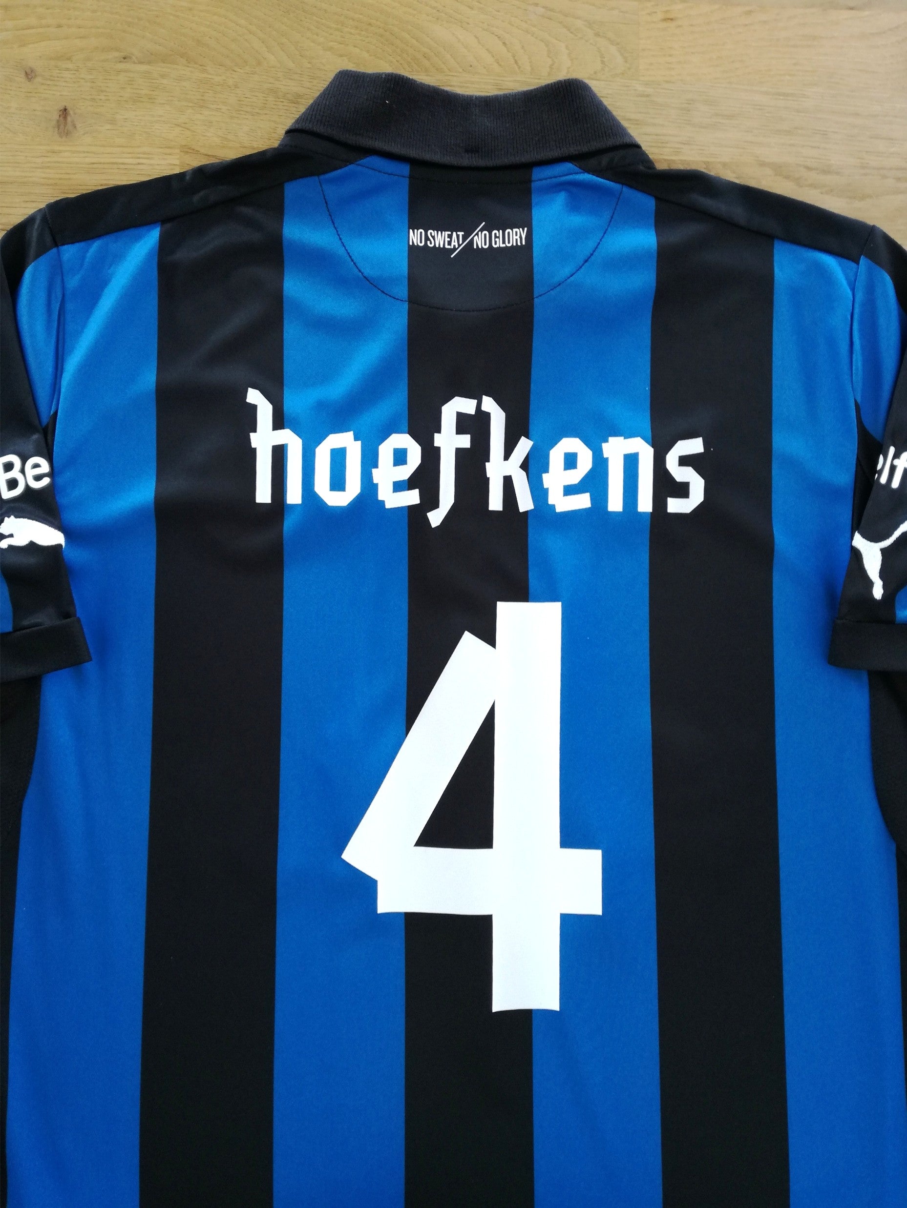 2012/13 Club Brugge Home Football Shirt Hoefkens #4