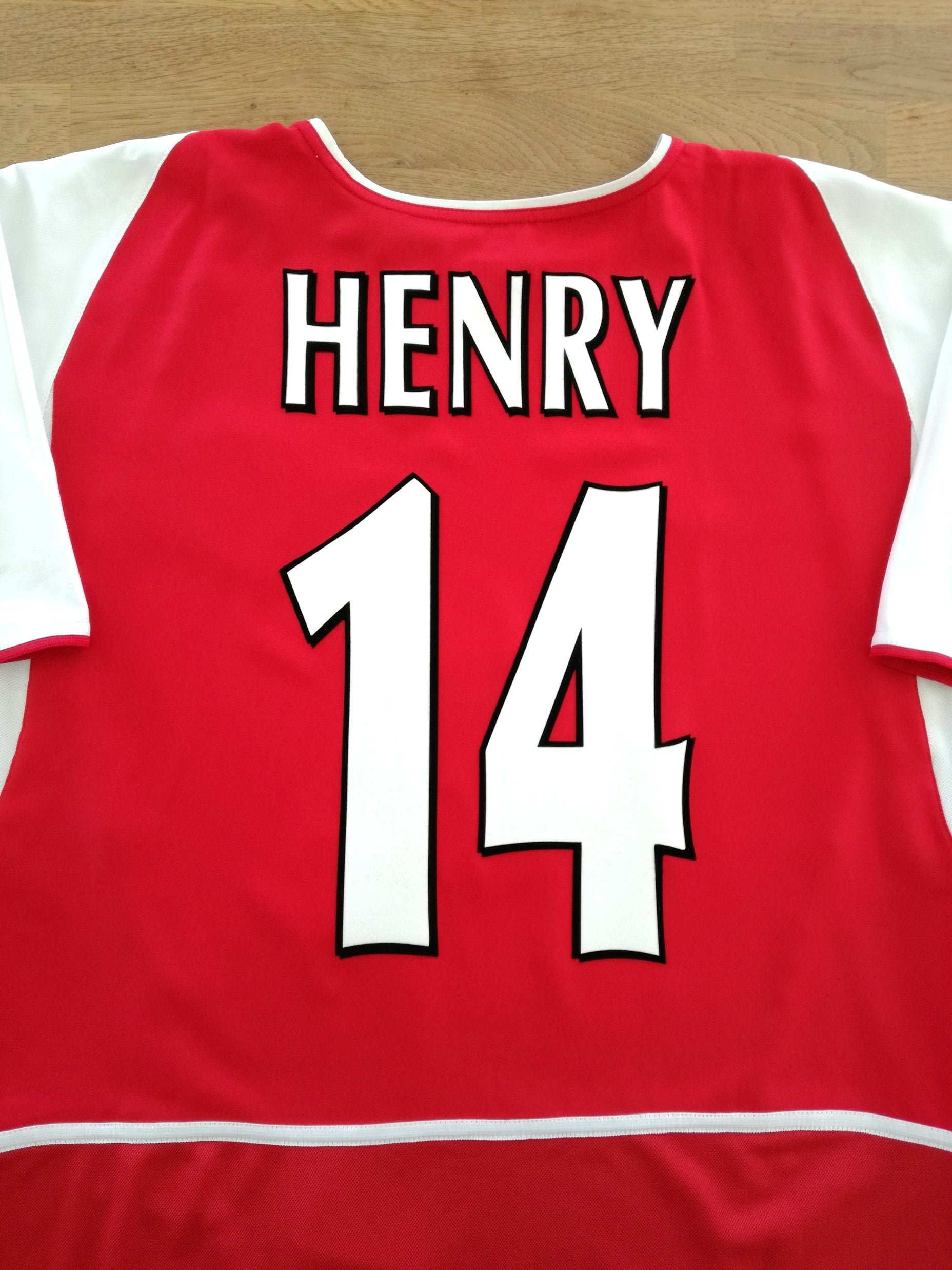 2002/03 Arsenal Home Football Shirt Henry #14
