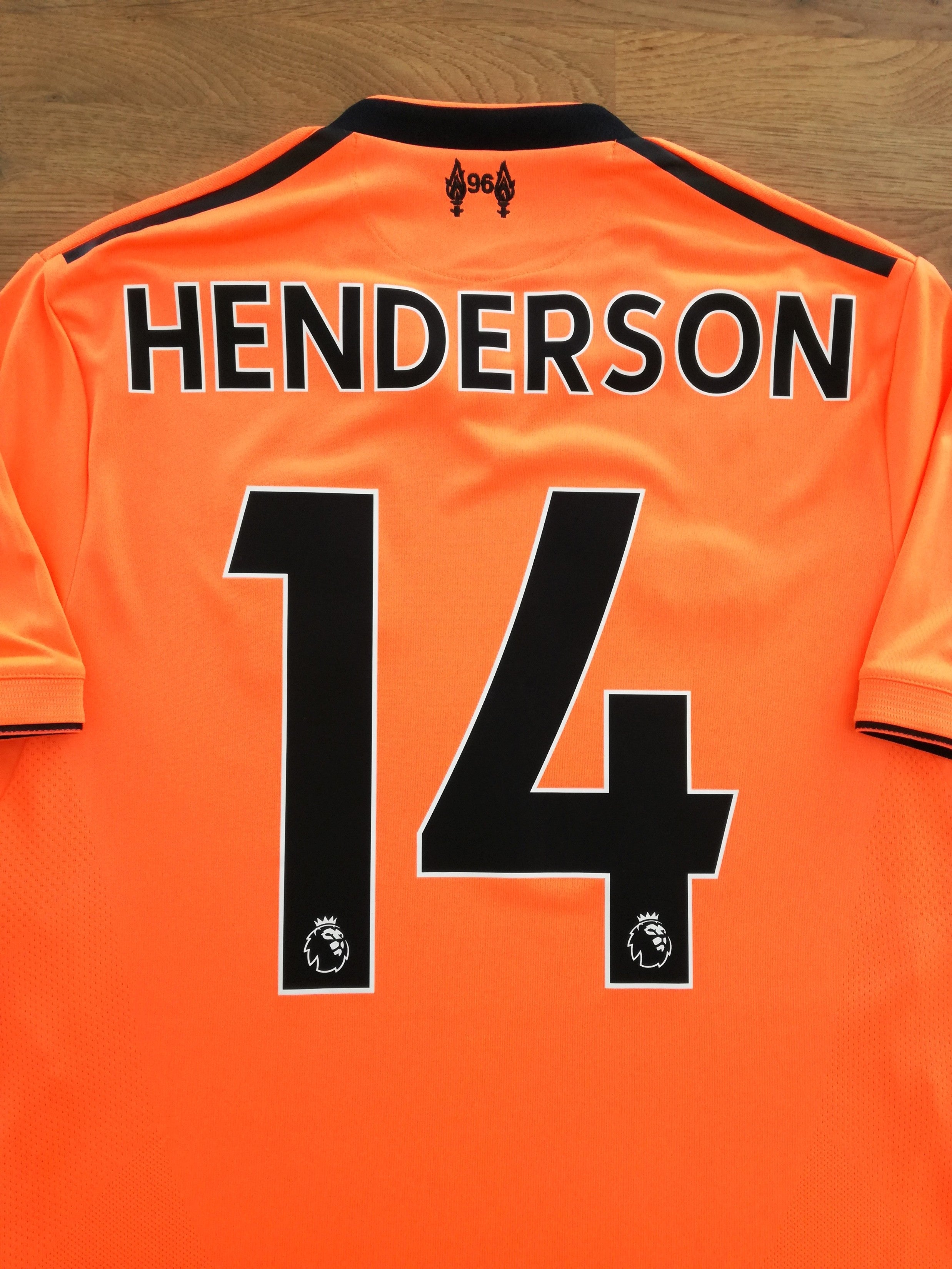 2017/18 Liverpool 3rd '125 Years' Premier League Football Shirt Henderson #14 (S)