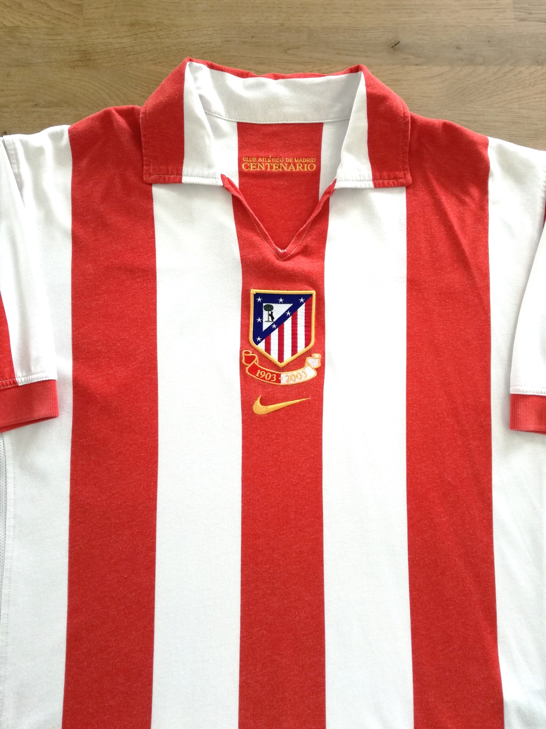 2003 Atlético Madrid Centenary Home Shirt