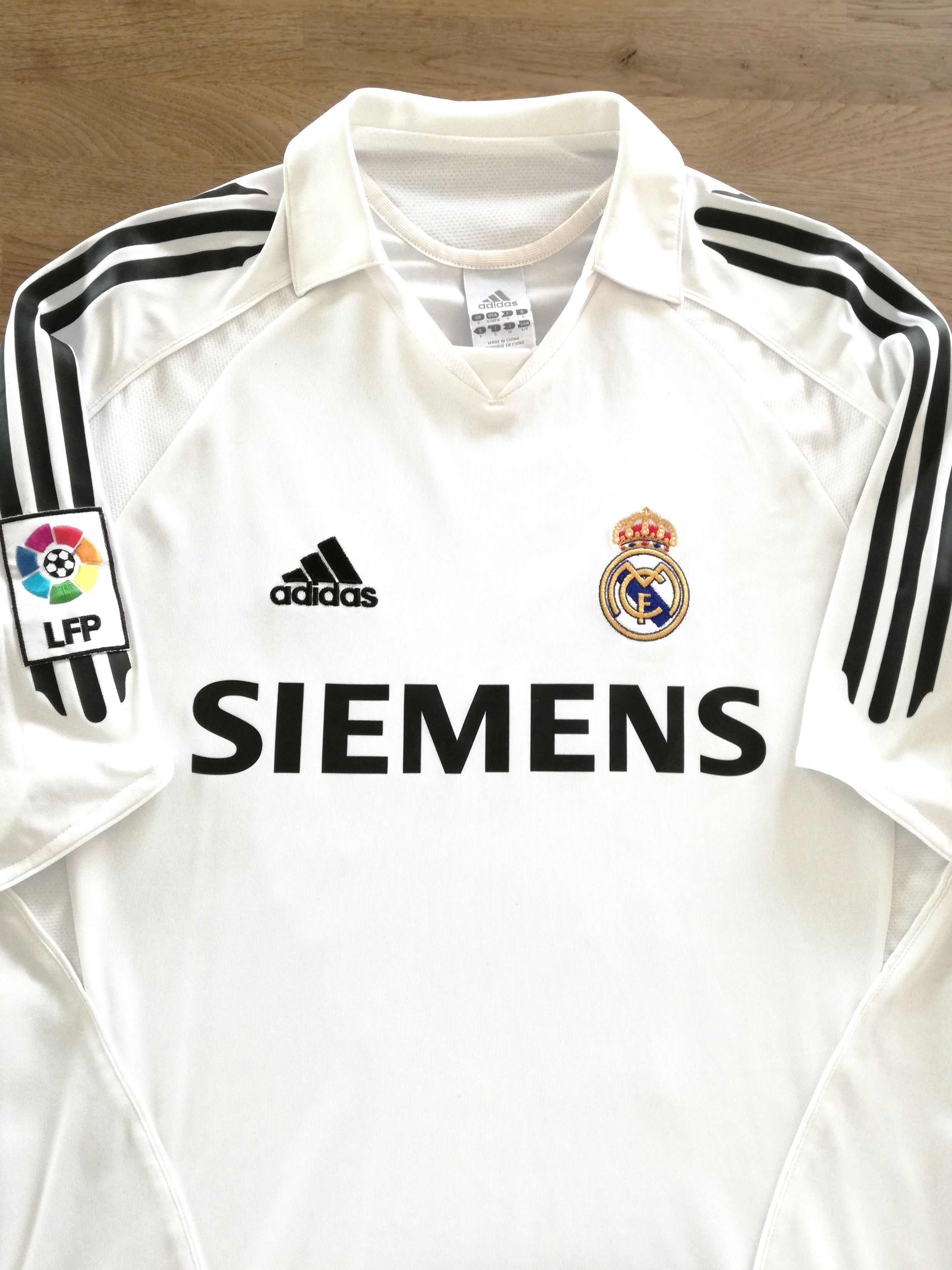 2005/06 Real Madrid Home La Liga Football Shirt