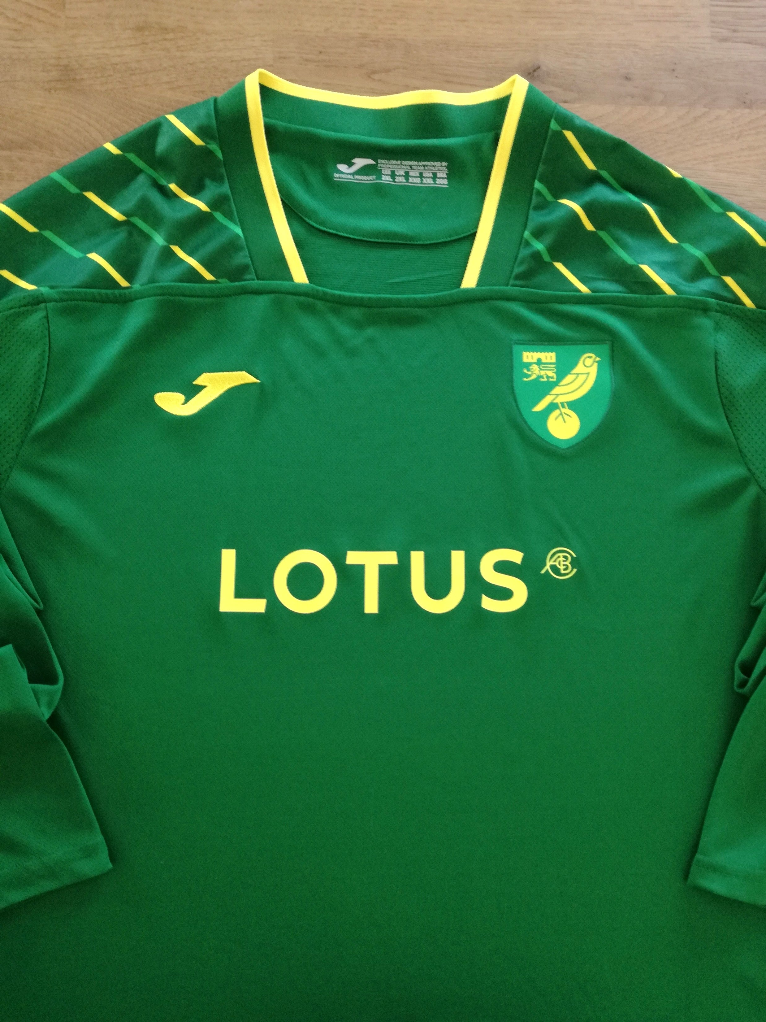 2023/24 Norwich City Away Long Sleeve Football Shirt